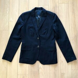 J. Crew Navy Cotton Blazer Jacket Size 4